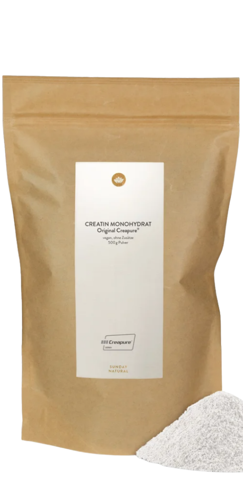 Sunday Natural - Creatin Monohydrat Creapure - 500g