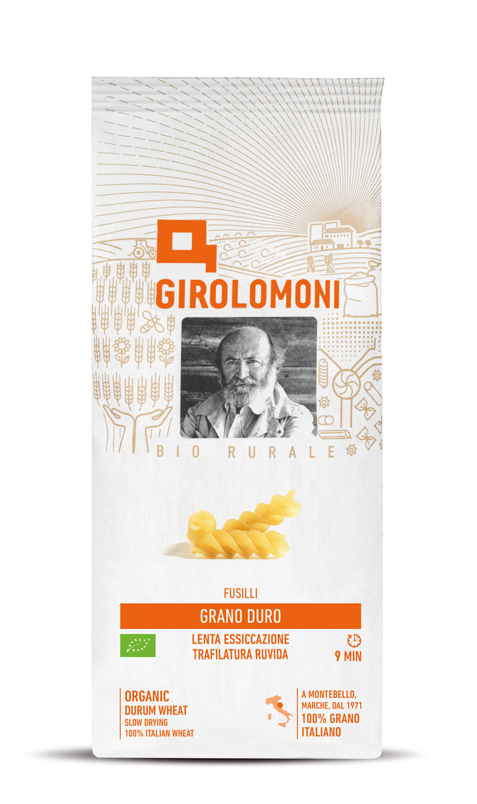 Girolomoni - Fusilli Grano Duro - 500g Bio