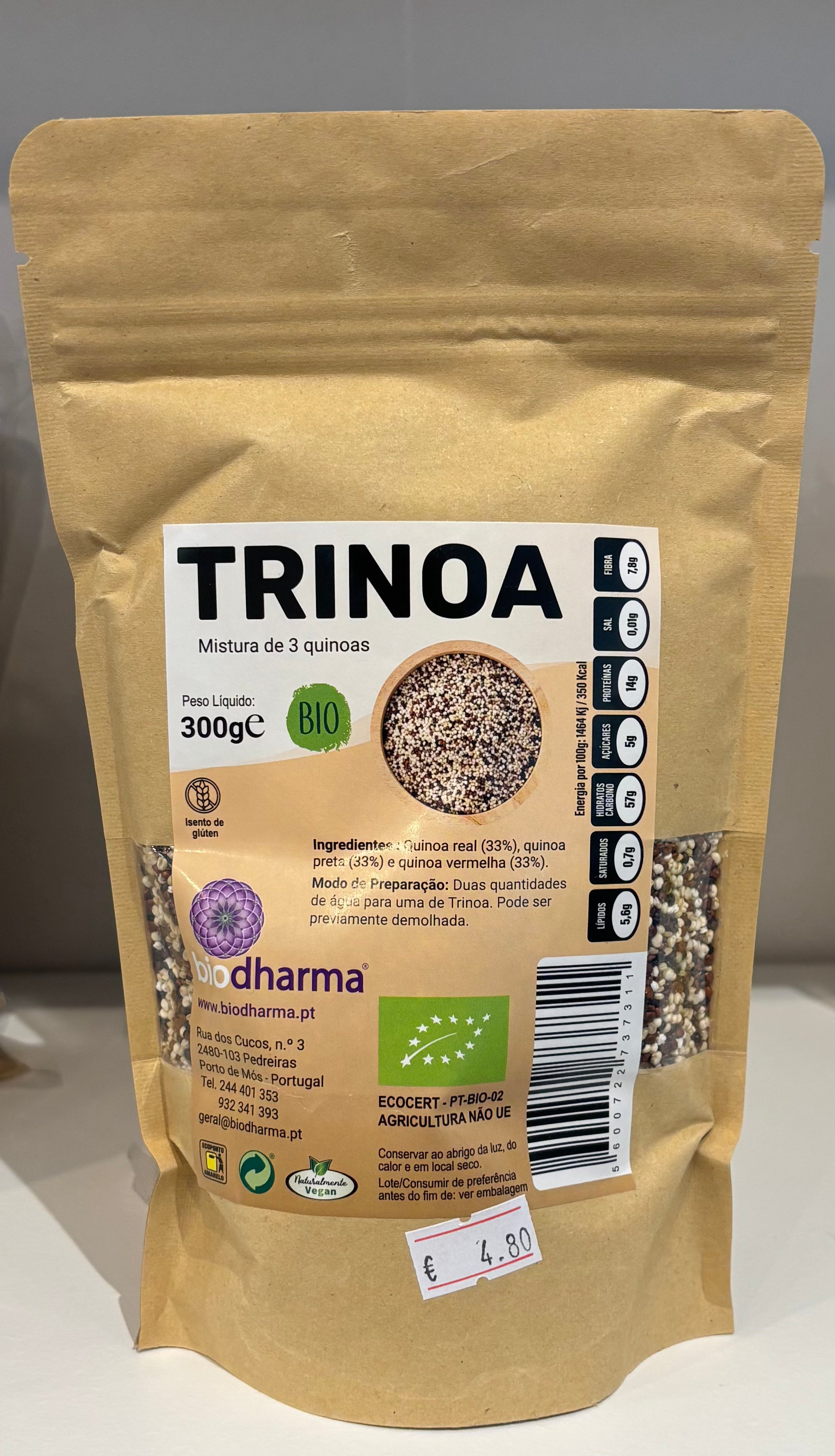 Biodharma - Trinoa - 300g Bio