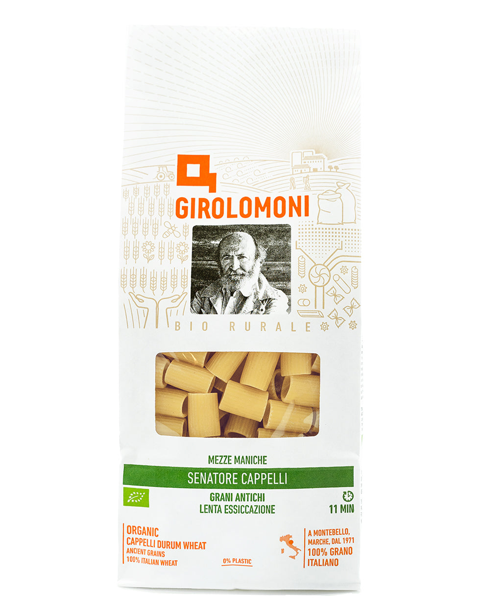 Girolomoni - Mezze Maniche Senatore Cappelli - 500g Bio