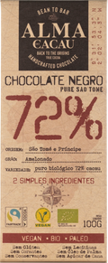 Chocolate ALMA CACAU 72% Bio
