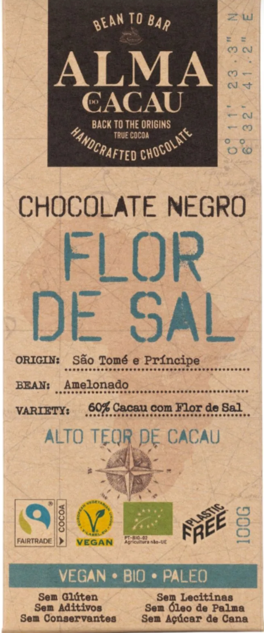 Chocolate ALMA CACAU - Flor de Sal - Bio