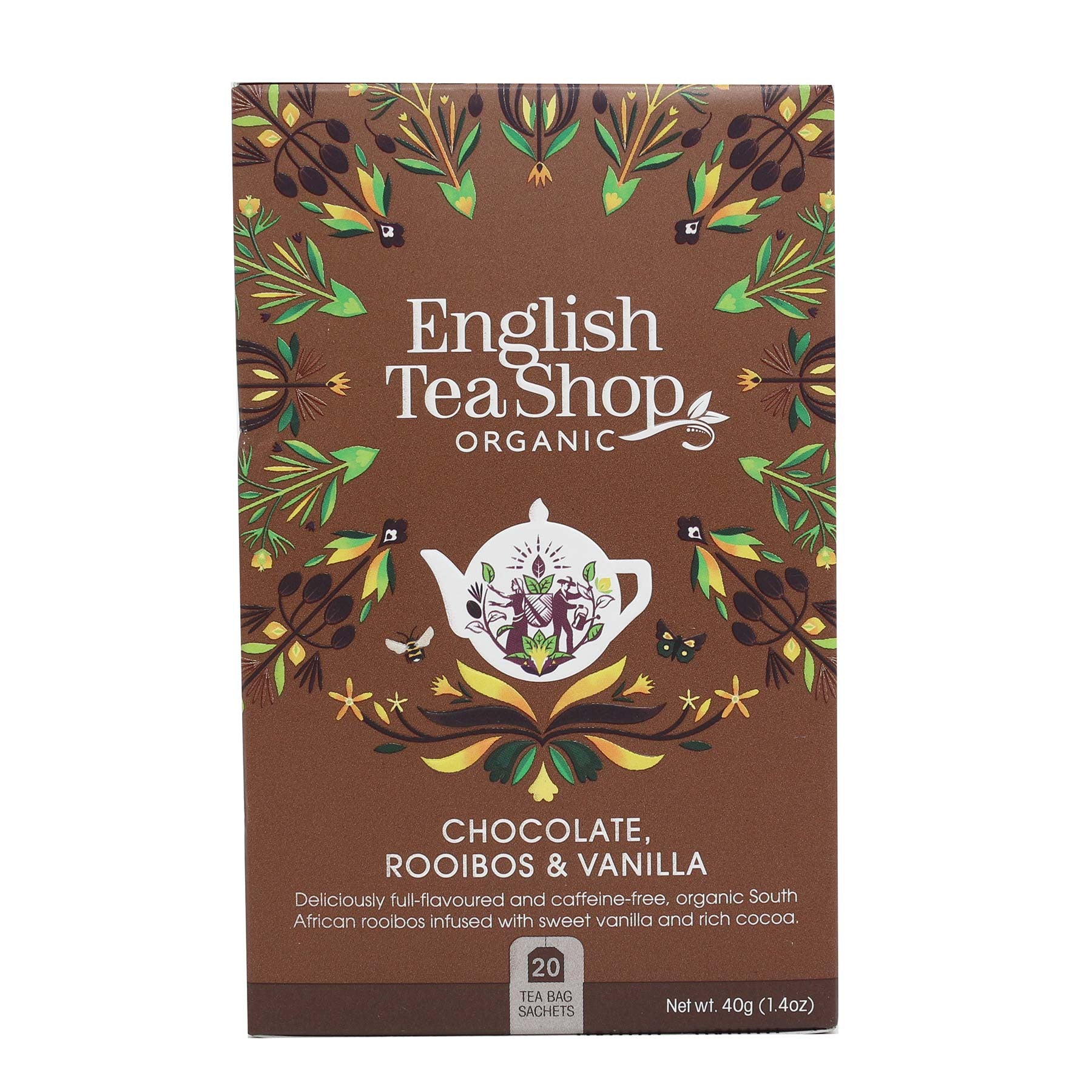 English Teashop - Rooibos de cacau e baunilha - Bio