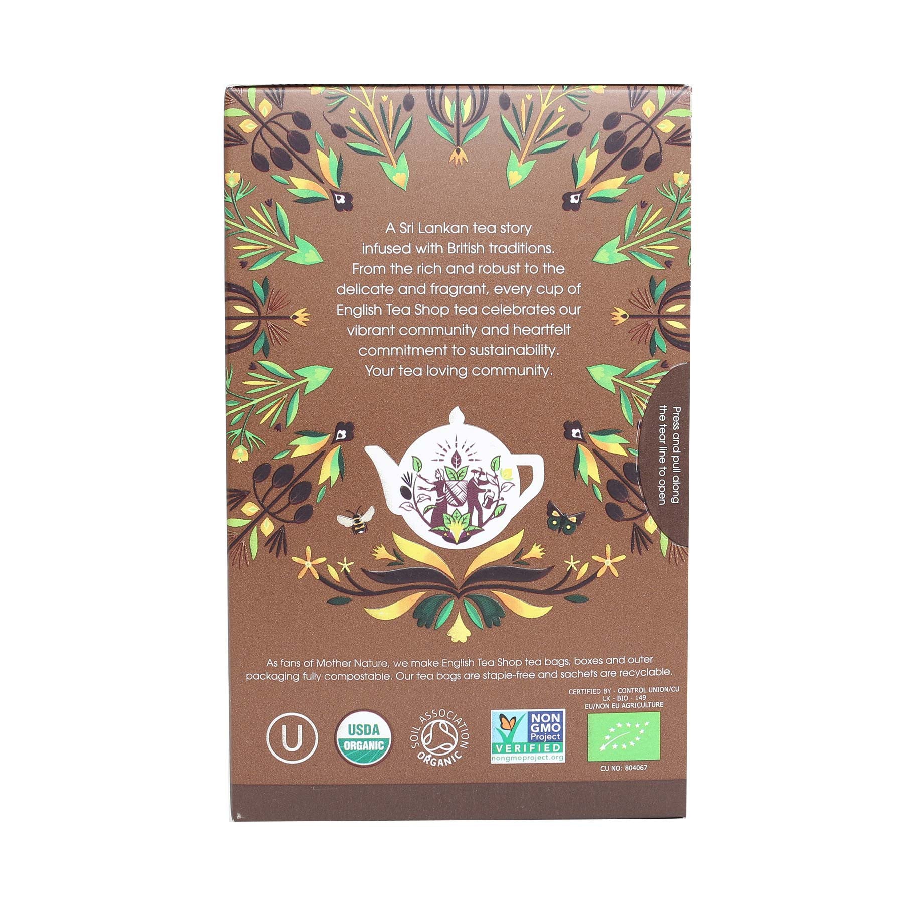 English Teashop - Rooibos de cacau e baunilha - Bio