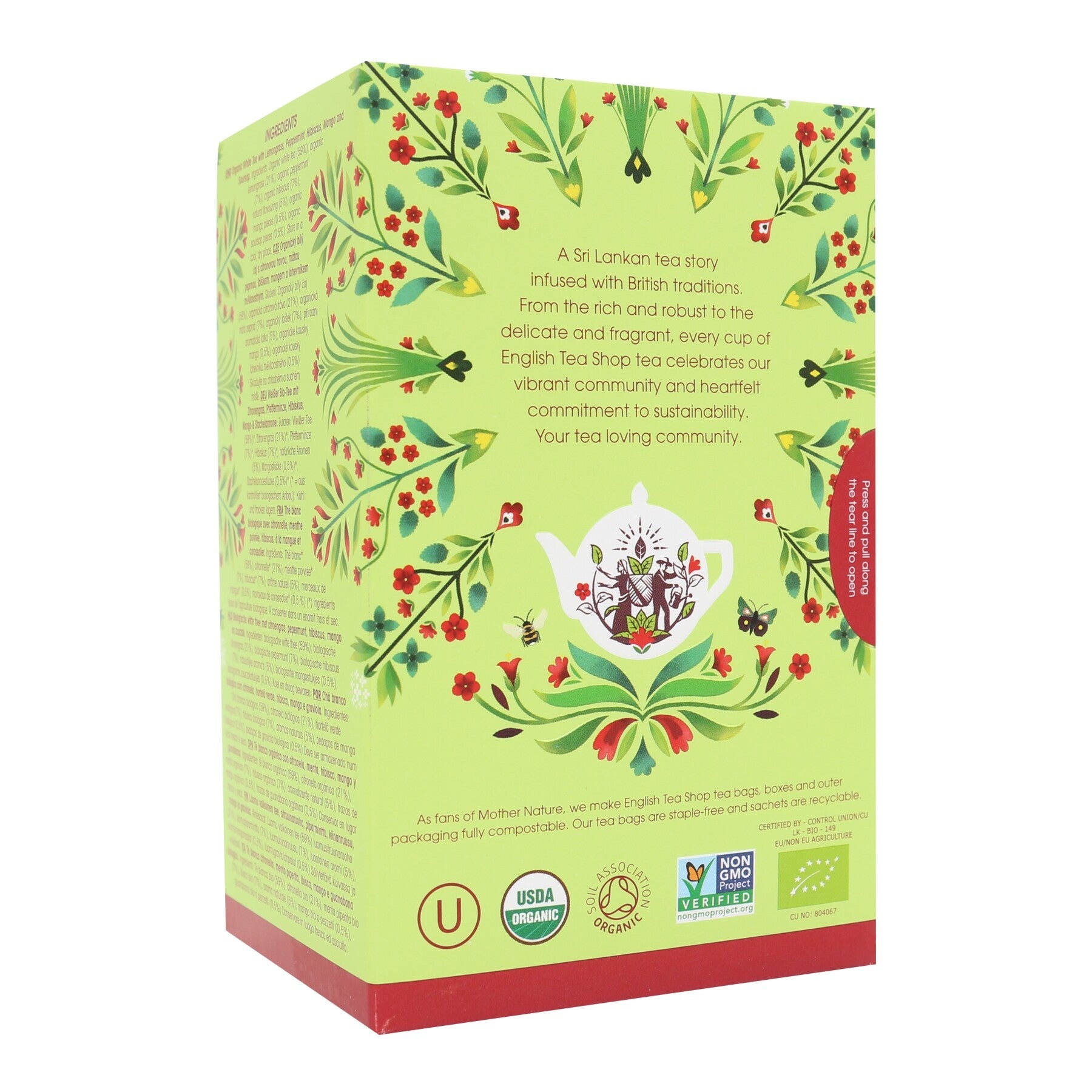 English Teashop - Chá de Frutos Tropicais - Bio