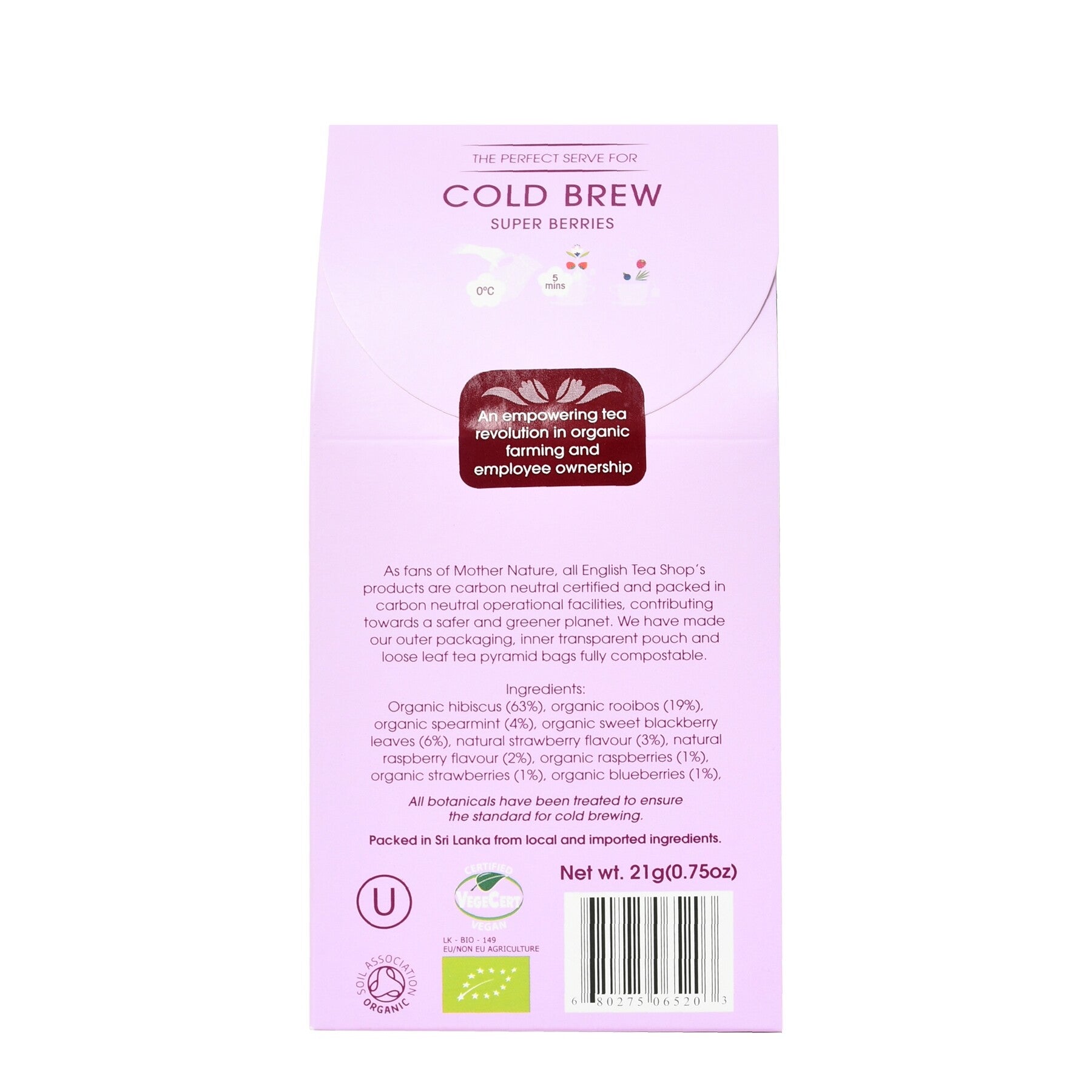 Englsih Teashop - Cold Brew Super Berries - Bio