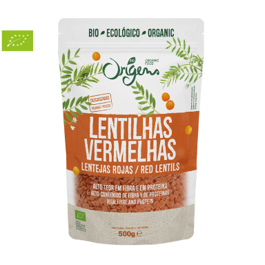 Origens Bio - Lentilhas Vermelhas - 500g Bio
