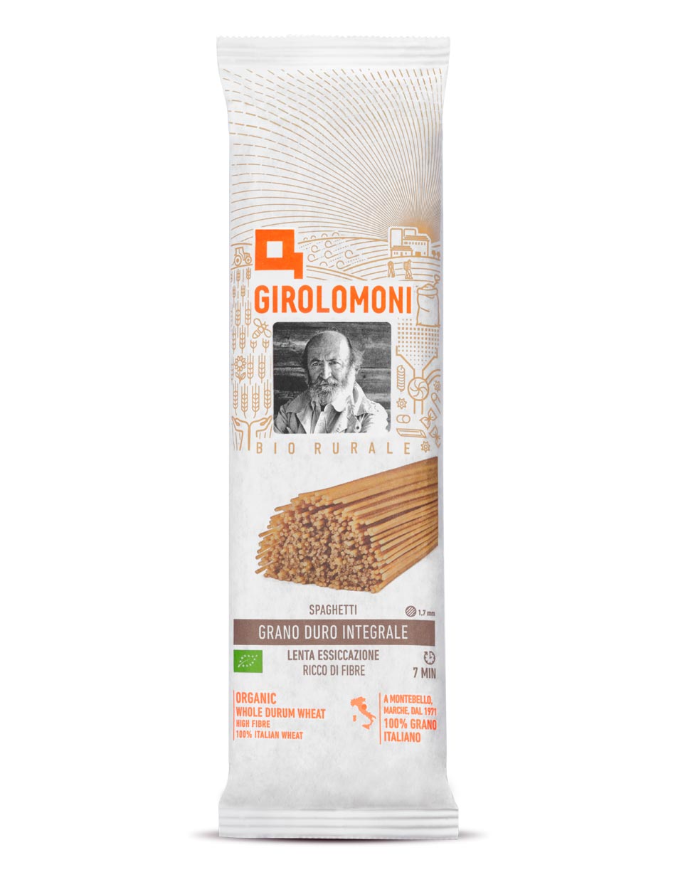 Girolomoni - Spaghetti Grano Duro Integrale - 500g Bio